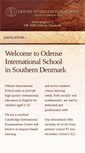 Mobile Screenshot of odenseinternationalschool.com